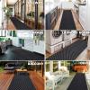 Cestavie Hallway Runner Rug Checkered Carpet Custom Size 2FTX17FT, Indoor Outdoor Waterproof Area Rug for Entryway, Kitchen, Garage, Stairs, Front Door, Laundry Room, Commercial Use view 2