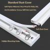 Ultra-Thin Ceiling Curtain Track 6.6ft, Hidden Room Divider Curtain Rails With Rollers & Installation Hardware, Complete Track System For Bedroom, Living Room & Kitchen(Black,1.8M/6ft/2*90CM) view 3