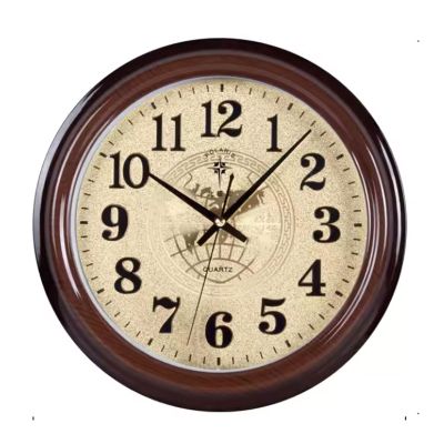 Wall Clocks Wall Clock Silent | Modern Decorative Clock | Round Easy to Read, Home/Office/Kitchen/Classroom/School Clock Sweep Movement, Cute Living Room Home Clock Table Bedroom Round Wall Clock