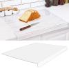 Acrylic Cutting Boards for Kitchen CounterClear Cutting Board for Countertop with Lip, Upgraded Thicker Non-Slip Transparent Acrylic Cutting Board for Countertop for Home (18 * 14in) (Large) view 1