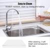 Acrylic Cutting Boards for Kitchen CounterClear Cutting Board for Countertop with Lip, Upgraded Thicker Non-Slip Transparent Acrylic Cutting Board for Countertop for Home (18 * 14in) (Large) view 3
