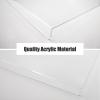 Acrylic Cutting Boards for Kitchen CounterClear Cutting Board for Countertop with Lip, Upgraded Thicker Non-Slip Transparent Acrylic Cutting Board for Countertop for Home (18 * 14in) (Large) view 4