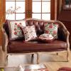 bilin gaier Vintage Throw Pillow Covers Pack of 4,Red Cozy Velvet with Leaves and Floral Pattern Pillowcases,Decor Square Round Lumbar Pillows Cushion Covers for Living Room Couch Sofa Bed Car view 4