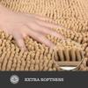 Yeaban Bathroom Runner Rugs 24"x72" Non Slip  Thick Chenille Long Bath Mat | Absorbent and Washable Extra Large Bath Rug, Plush Runner Rug for Bathroom, Shower, Sink - (Beige) view 2