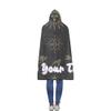 Custom Hooded Blankets Comfy Wearable Blanket Hoodie Personalized Sun Moon Blanket Christmas Gift for Women Men view 3