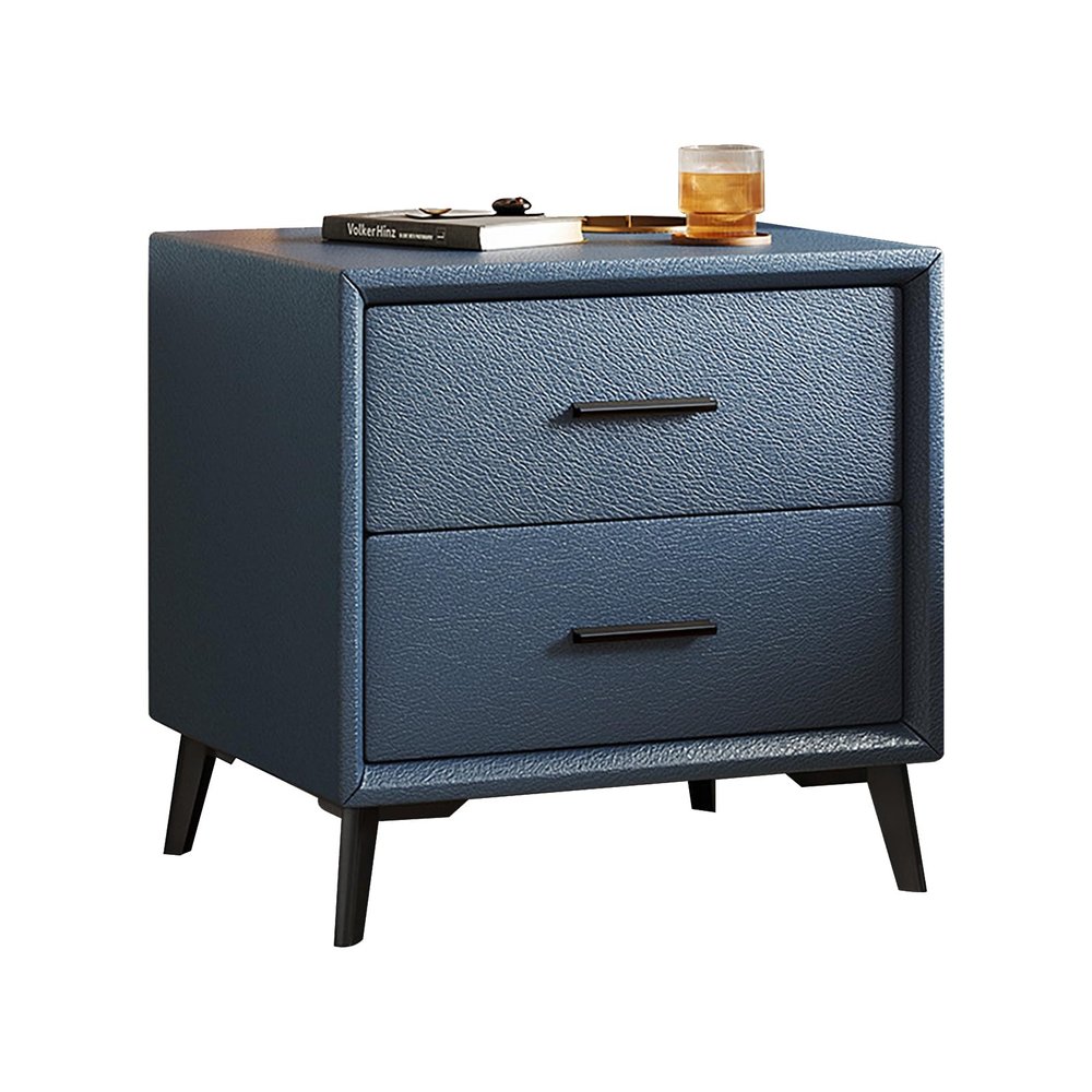 Nightstand Table Modern, Minimalist End Table Bedroom with Drawers, Sturdy Bedside Table Small Dresser Easy to Assemble, for Bedroom Nursery Closet Living Room