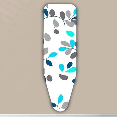 DOUKI Ironing Board Cover and Pad 15"x 45" Ironing Board Replacement Pad and Cover, Cotton Iron Board Cover, Resist Scorching and Staining, Easy Fit (Color : Floral, Size : 12x35 Inch (90x30 Cm))