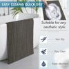 LITA-Bath Rug Custom Size-Rubber Non Slip Quick Dry Super Absorbent Thin Rugs Fit Under Door-Washable Bathroom Floor Mats for in Front of Bathtub,Shower Room,Sink, Gray Strip, 1' x 24' view 4