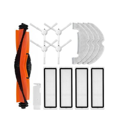 Vacuum Cleaner Replacement Parts Accessories,Main Side Brush,Hepa Filter,Mop Cloth,Dust Bag.Compatible for Mi Robot X10 (Color : B)