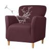 GOSTADY Banquet Armchair Slipcovers Waterproof Chair Covers Armchair 1-Piece Stretch Chair Covers for Living Room Nonslip Outdoor Armchair Slipcover Kids Pets Friendly Furniture Protector,Coffee view 1