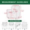 GOSTADY Banquet Armchair Slipcovers Waterproof Chair Covers Armchair 1-Piece Stretch Chair Covers for Living Room Nonslip Outdoor Armchair Slipcover Kids Pets Friendly Furniture Protector,Coffee view 3