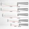 Kitchen Knife Set Knife Block Set,5-Piece Kitchen Knife Set, Stainless Steel Kitchen Knife Set, Dishwasher Washable Ultra-Sharp Blade Ergonomic Handle view 3