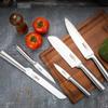 Kitchen Knife Set Knife Block Set,5-Piece Kitchen Knife Set, Stainless Steel Kitchen Knife Set, Dishwasher Washable Ultra-Sharp Blade Ergonomic Handle view 4