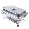 Chafing Dish Buffet Tray, Stainless Steel 9L/8Qt Chafing Dish Buffet Set for Buffets, Wedding, Parties, Banquet, Catering Events view 3