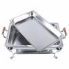Chafing Dish Buffet Tray, Stainless Steel 9L/8Qt Chafing Dish Buffet Set for Buffets, Wedding, Parties, Banquet, Catering Events view 4