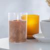 ABOOFAN 3pcs Glass Candle Holders for Pillar Candles Clear Cylinder Design for Home Decor Wedding Centerpieces view 2