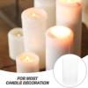 ABOOFAN 3pcs Glass Candle Holders for Pillar Candles Clear Cylinder Design for Home Decor Wedding Centerpieces view 3