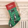 CUXWEOT Christmas Bernese Mountain Dog Christmas Stockings Custom with Name Personalized Family Birthday 17.52 x 7.87 Inch view 1