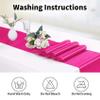 15-Pack Satin Table Runner Fuchsia 12 x 108 inches Long, Table Runners for Wedding, Birthday Parties, Banquets Decorations15 Pack, 12x108 Inch, Fuchsia view 3