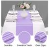 15-Pack Satin Table Runner Lavender 12 x 108 inches Long, Table Runners for Wedding, Birthday Parties, Banquets Decorations15 Pack, 12x108 Inch, Lavender view 2