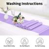 15-Pack Satin Table Runner Lavender 12 x 108 inches Long, Table Runners for Wedding, Birthday Parties, Banquets Decorations15 Pack, 12x108 Inch, Lavender view 3