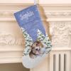 CUXWEOT Schnauzer Yorkie Snowflake Christmas Stockings Personalized with Name Custom Xmas Family Holiday Festive Gift Decor 17.52 x 7.87 Inch view 2
