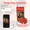 BUDAXCUST Personalized Christmas Stockings Custom Stocking with Name Picture Customized Xmas Stockings Personalized Buffalo Plaid Snowflake Stockings for Family Holiday Christmas Party Decor (Women) view 2