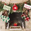BUDAXCUST Personalized Christmas Stockings Custom Stocking with Name Picture Customized Xmas Stockings Personalized Buffalo Plaid Snowflake Stockings for Family Holiday Christmas Party Decor (Women) view 3
