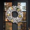 36cm Christmas Wreath, Artificial Decoration Wreath for Front Door Wall Window Indoor Outdoor Christmas Decorations view 3