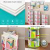 Children's Bookshelf Organiser Creative Rotating Bookshelf Round Floor Bookshelf Multi-Layer Shelf Height Adjustable Multifunctional Storage Rack Double-Layer Three-Layer Five-Layer ( Color : Green , view 4