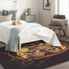 Owl Rug & Home Decor - 4x5 Rug, Kids Rugs for Living Room Bedroom, Owl Carpet, Washable Non Slip Soft Low Pile Indoor Area Rug & Room Decor view 2