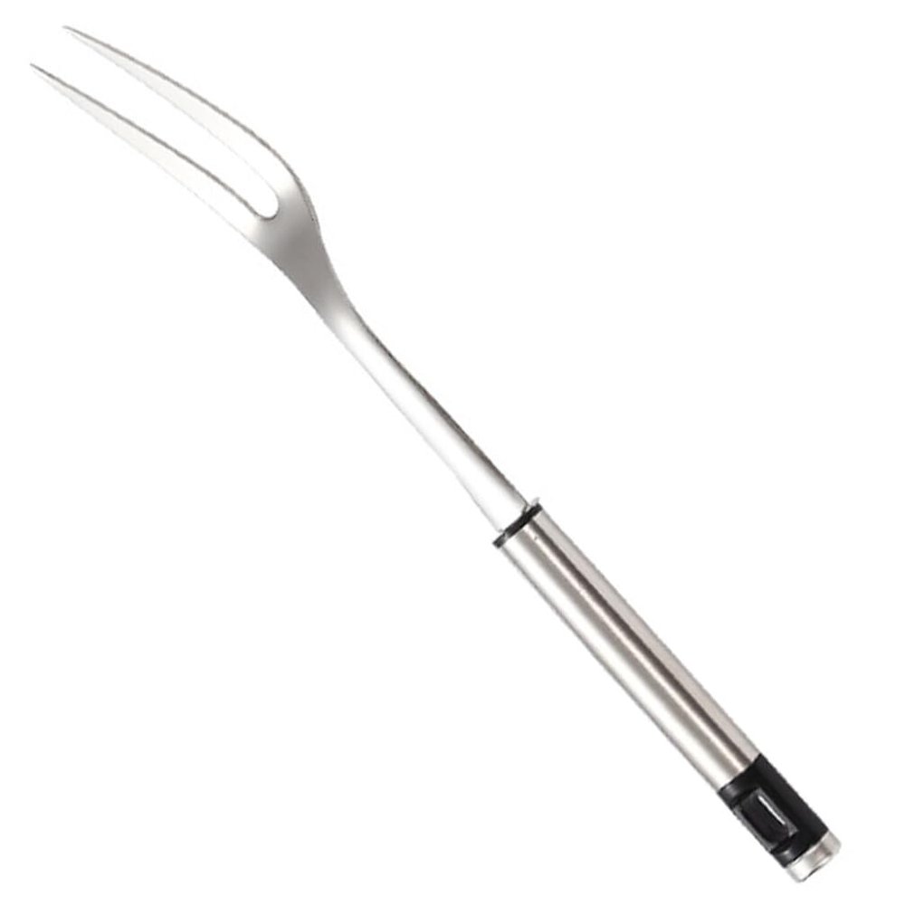 Stainless Steel Barbecue Spit Hot Dogs Grill Meat Stick Meat Serving Forks Kitchen Roasting Skewers Bbq Fork for Bbq Kitchen Equipment Korean