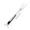 Stainless Steel Barbecue Spit Hot Dogs Grill Meat Stick Meat Serving Forks Kitchen Roasting Skewers Bbq Fork for Bbq Kitchen Equipment Korean view 2
