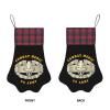 US Combat Medic Veteran Adorable Dog Paw Shaped Christmas Stockings view 3