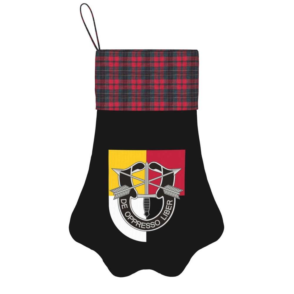 US 3rd Special Forces Group Adorable Dog Paw Shaped Christmas Stockings