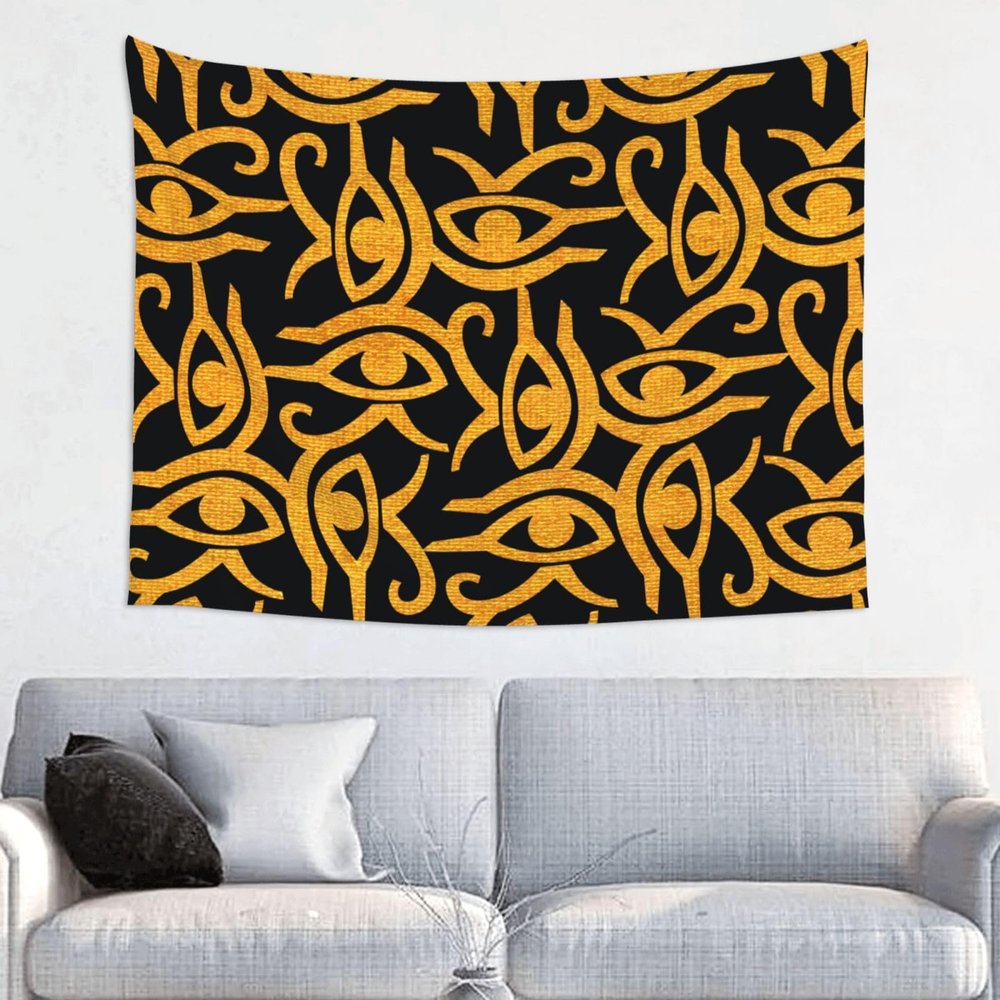 Augenstern 29x37in Bedroom Tapestry Golden-Horus-Eye-Egyptian Wall Decor Wall Hanging Tapestry For Dorm Living Room