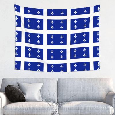 Augenstern 29x37in Bedroom Tapestry Quebec-Flag-Fleur-De-Lis-Blue Wall Decor Wall Hanging Tapestry For Dorm Living Room