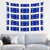 Augenstern 29x37in Bedroom Tapestry Quebec-Flag-Fleur-De-Lis-Blue Wall Decor Wall Hanging Tapestry For Dorm Living Room view 1