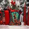 Caroline's Treasures DAC1096PW1818 Belgian Malinois Christmas Fabric Decorative Pillow Machine Washable, Indoor Outdoor Decorative Pillow for Couch, Bed or Patio, 18Hx18W view 2