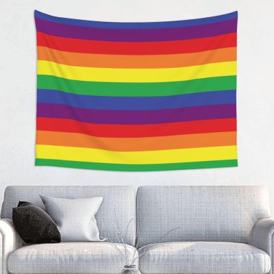 Augenstern 29x37in Bedroom Tapestry Lgbt-Rainbow-Pride-Stripes Wall Decor Wall Hanging Tapestry For Dorm Living Room