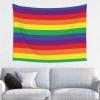 Augenstern 29x37in Bedroom Tapestry Lgbt-Rainbow-Pride-Stripes Wall Decor Wall Hanging Tapestry For Dorm Living Room view 1