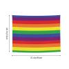 Augenstern 29x37in Bedroom Tapestry Lgbt-Rainbow-Pride-Stripes Wall Decor Wall Hanging Tapestry For Dorm Living Room view 2