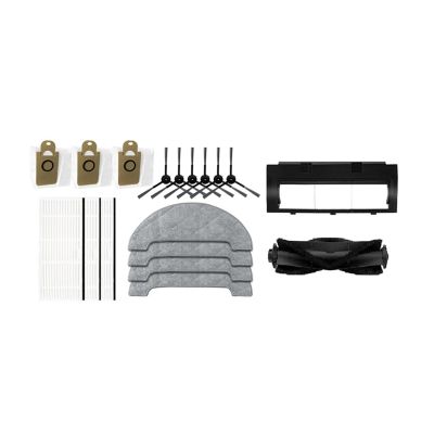 ZeAda Mop Pads Dust Bags Sweeper Mop Rolling Brush Roll Brush Replace,Compatible for Proscenic M7MAX M8 Robot, Sweepers Accessories