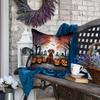 Caroline's Treasures DAC2035PW1818 Dachshund Spooky Halloween Fabric Decorative Pillow Machine Washable, Indoor Outdoor Decorative Pillow for Couch, Bed or Patio, 18Hx18W view 4