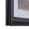 Picture Frame Set of 4. 2-1/2" Polystyrene Victorian Rich Black 27x41 Wholesaleartsframes-com 1556 Series Made in USA view 4