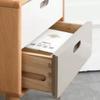 Modern Nightstand Nordic Bedside Table Creative Locker Bedroom Double Drawer Storage Cabinet Modern Living Room Sofa Side Table Bedside Table for Bedroom view 3
