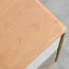 Modern Nightstand Nordic Bedside Table Creative Locker Bedroom Double Drawer Storage Cabinet Modern Living Room Sofa Side Table Bedside Table for Bedroom view 4