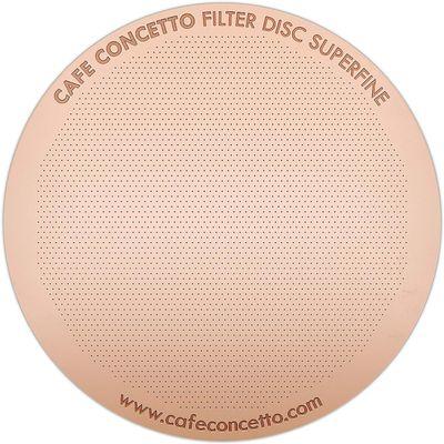 Filter for use in AeroPress XL Coffee Makers (Superfine XL) - Premium Replacement Disc - Reusable Metal, Titanium Coated Stainless Steel. Upgrade Your Mesh or Filter Papers