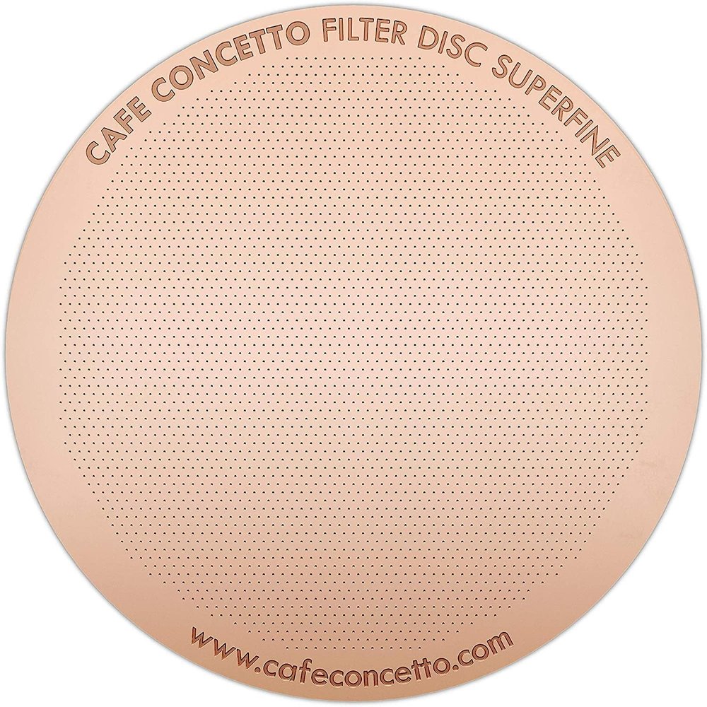 Filter for use in AeroPress XL Coffee Makers (Superfine XL) - Premium Replacement Disc - Reusable Metal, Titanium Coated Stainless Steel. Upgrade Your Mesh or Filter Papers