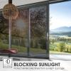 ColorfulHall Window Film Privacy One Way Window Tint for Home Reflective See Out not in Light Heat Blocking for Doors and Windows(Black 35.4X78.7) view 3